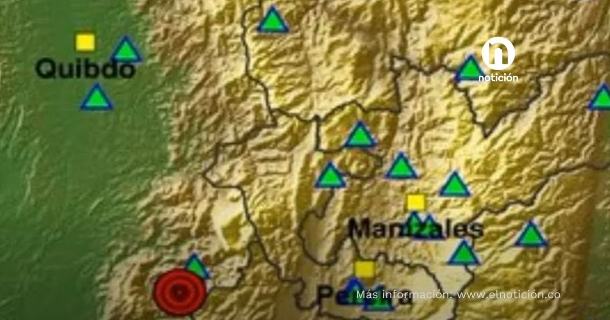 ¡Tembló en Colombia! Sismo de magnitud 3.1 sacudió al chocó en la noche