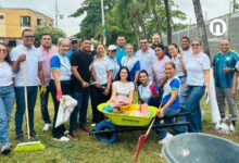 Unión y compromiso equipo de la E.S.E. Hospital Sandiego lidera jornada de embellecimiento institucional